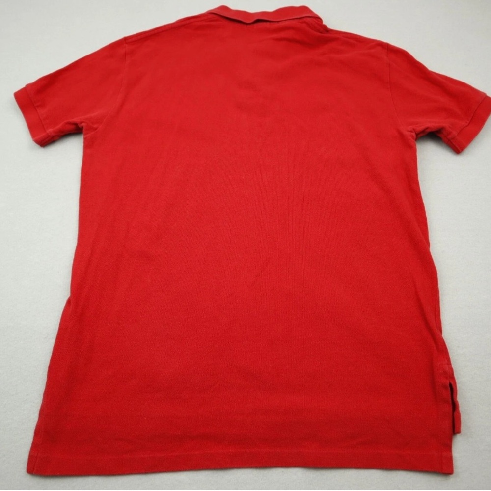 Vintage Ralph Lauren Classic Red Polo Shirt size Medium - Picture 3 of 4